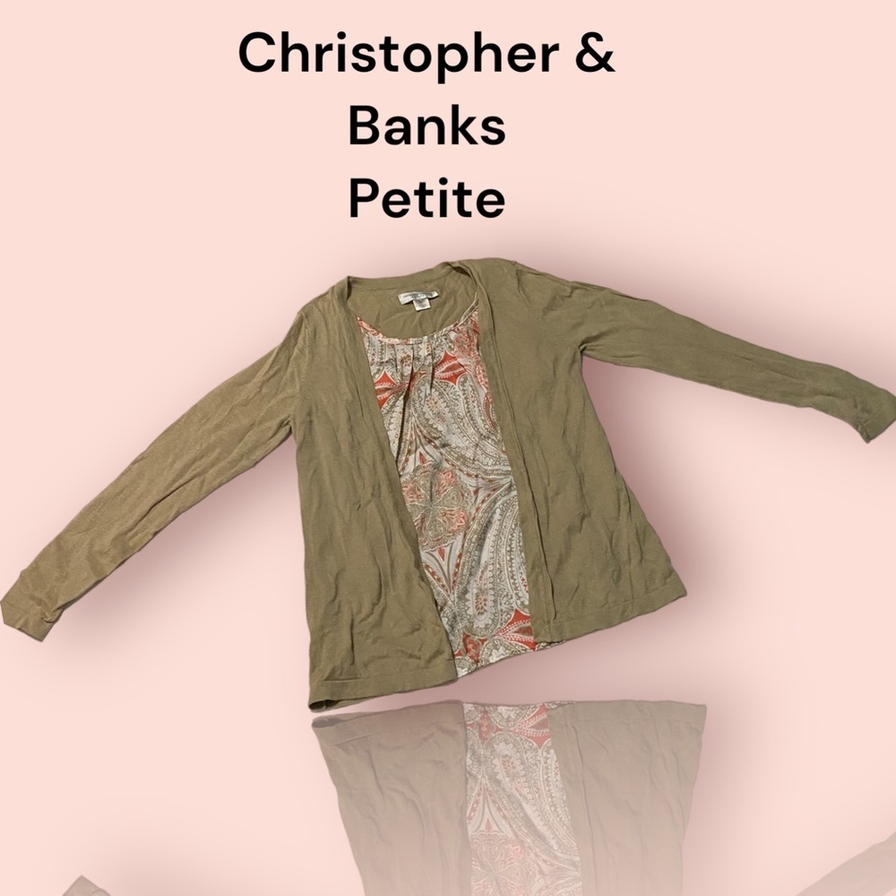 Christopher & Banks petite S sweater top​​